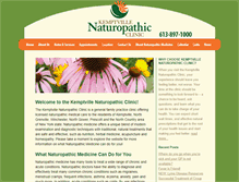 Tablet Screenshot of kemptvillenaturopathic.com